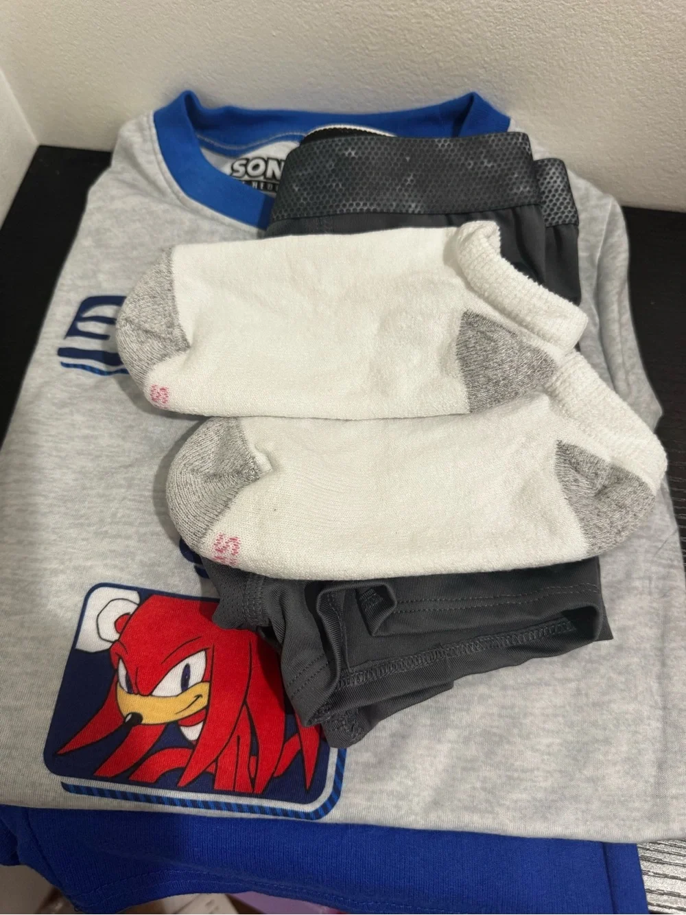 Target Sonic the Hedgehog Grey, Blue and Red Kids Matching Set
